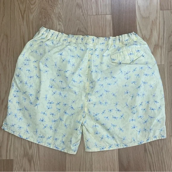 Lilly Pulitzer Men’s Yellow Dragonfly Preppy Mid Length Swim Trunks - Size XL - Picture 2 of 7